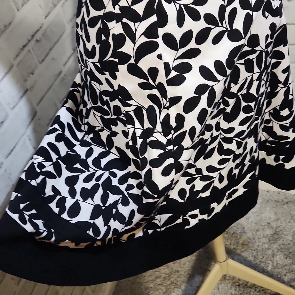 Jones Wear Dress SZ 6 Black/White Dress - Picture 5 of 11